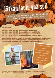 Konserttikiertueen mainosjulste.
